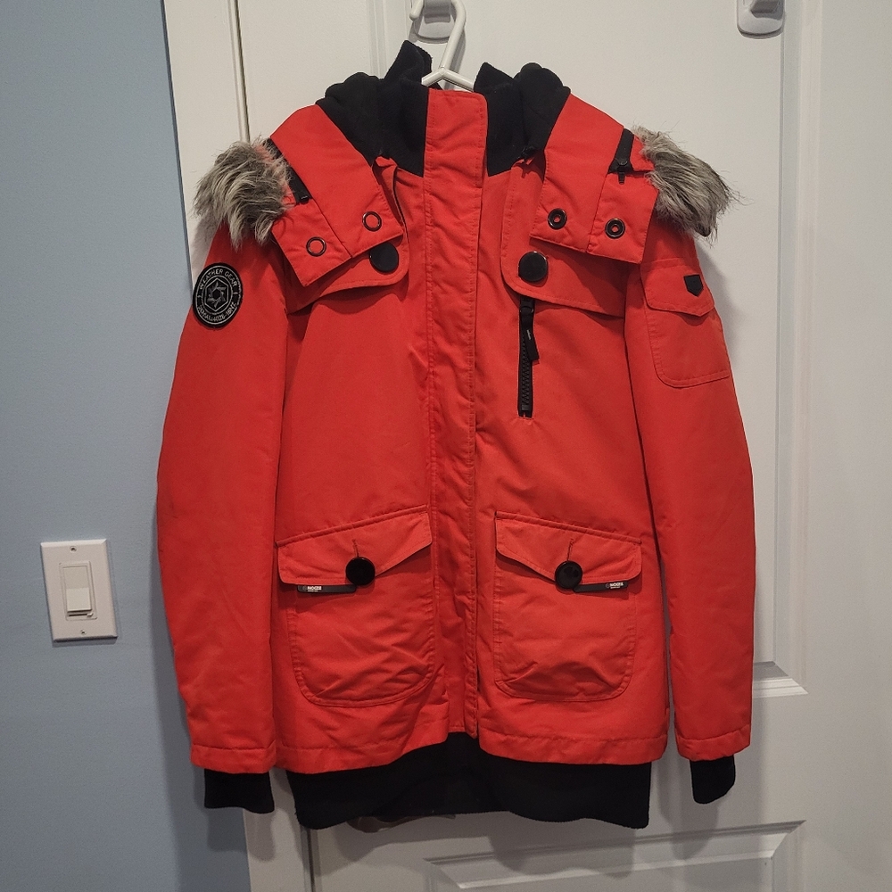 Noize Womens Winter Jacket Faux Fur Estonia Arctic Engineered Weather Guard M